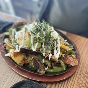 Steak egg potato skillet