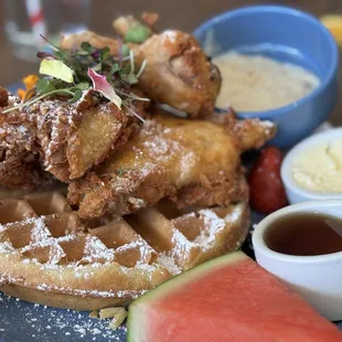 Chicken waffle