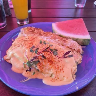Shrimp and Crab Omelette