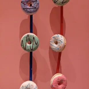 Donut hallway to restroom