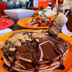 S'more pancakes