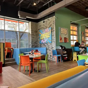 Seating- so colorful!