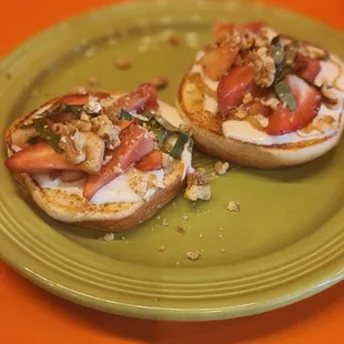 Strawberry Patch with brioche