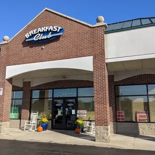 the front of the restaurant