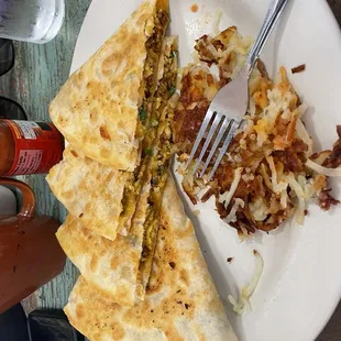 Breakfast quesadilla