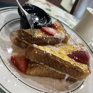 Fresh Strawberry Cream Cheese French Toast
