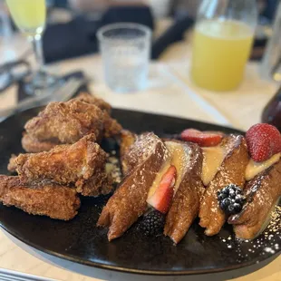 Chicken and Chicken &amp; French Toast