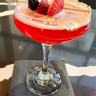 Delicious cocktail.