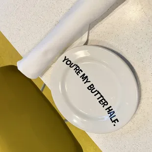 a plate with a knife and fork