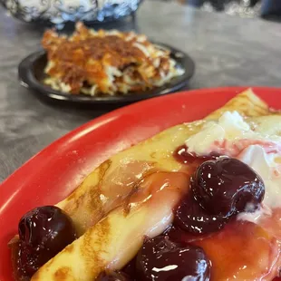 Crepes hash browns great