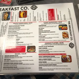 menu, sushi and sashimi