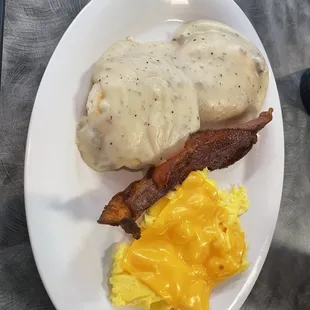 Philly combo- b&amp;g, eggs with cheese, extra crispy bacon