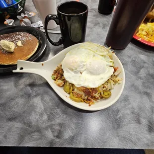 Mexican Skillet w/ Pancake