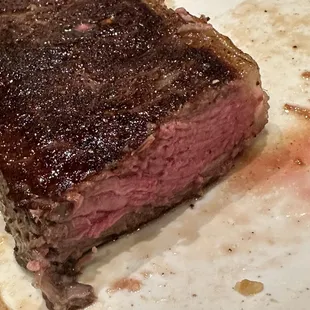 Medium rare steak