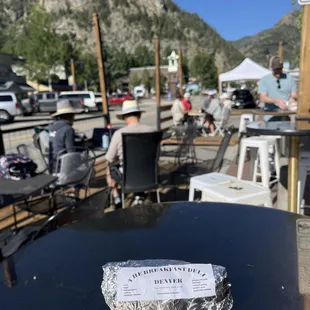 Denver burrito with a view