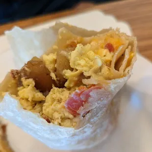 Breakfast burrito