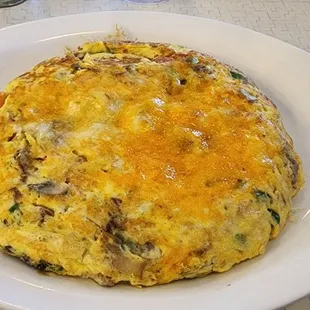 an omelet on a plate