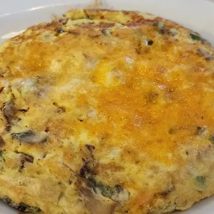 an omelet on a plate