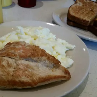 6 Egg Whites and Wheat Toast