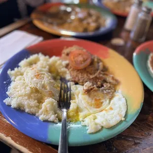 Catfish and grits