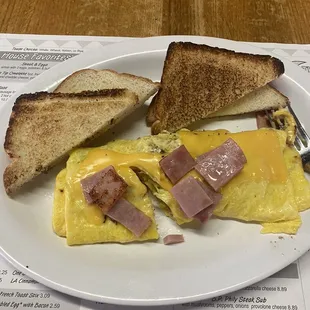 Ham and Cheese Omelette