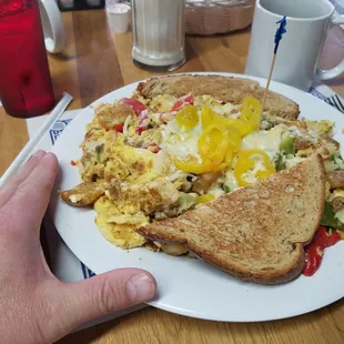 food, waffles