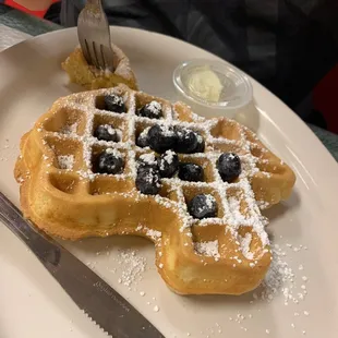 food, waffles