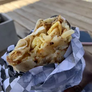 Breakfast burrito