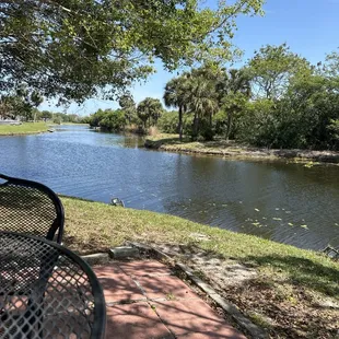 View of water from patio