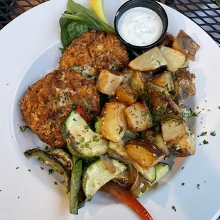 Shrimp Stuffed Crab Cake
