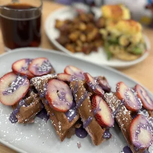 Ube waffles
