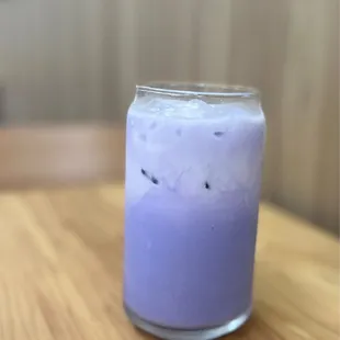 Ube latte
