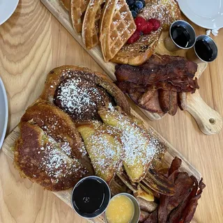 french toast breakfast board