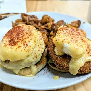crab cakes benedict