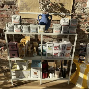 Coffee &amp; tea available for purchase