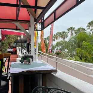 View from our table