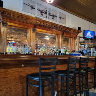 the bar and bar