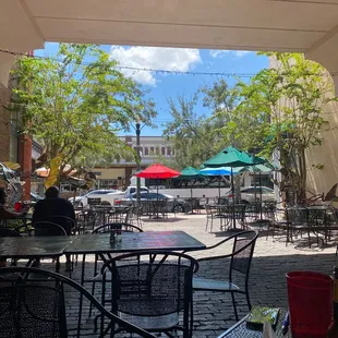 tacos, outside