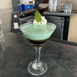 hidden gem of Sanford! Louis made a Thin Mint martini &amp; knocked it out of the park!!delicious!food is fantastic, great atmosphere