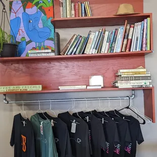 Cute merchandise and a book nook!