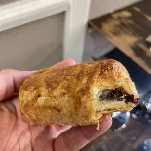 Chocolate Croissant (took a bite before the pic, couldn&apos;t help myself)