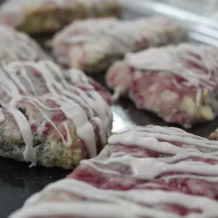 Raspberry White Chocolate Scones