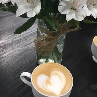 Delicious hand crafted latte!