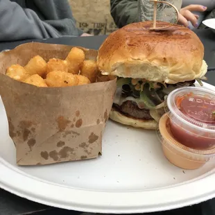 Harvest Burger + PBR happy hour special ($19)