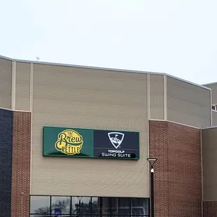 the outside of the building