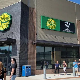 the front of the store