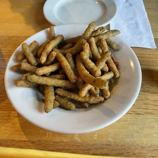 Fried green beans