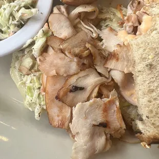 Dry, crumbly Turkey meat