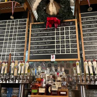 the bar
