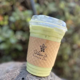 Iced Lavender matcha
